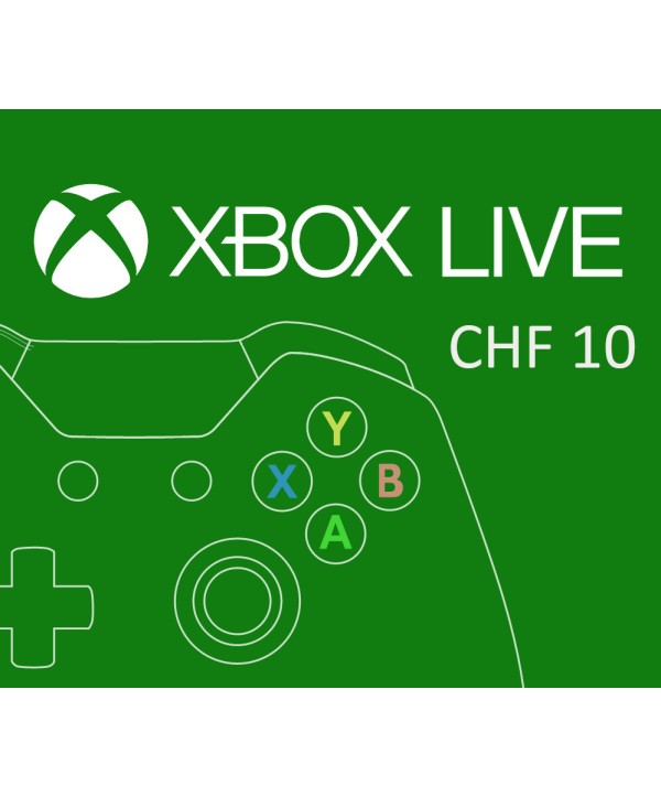 XBOX Live 10 CHF Prepaid Card CH Xbox One Key 